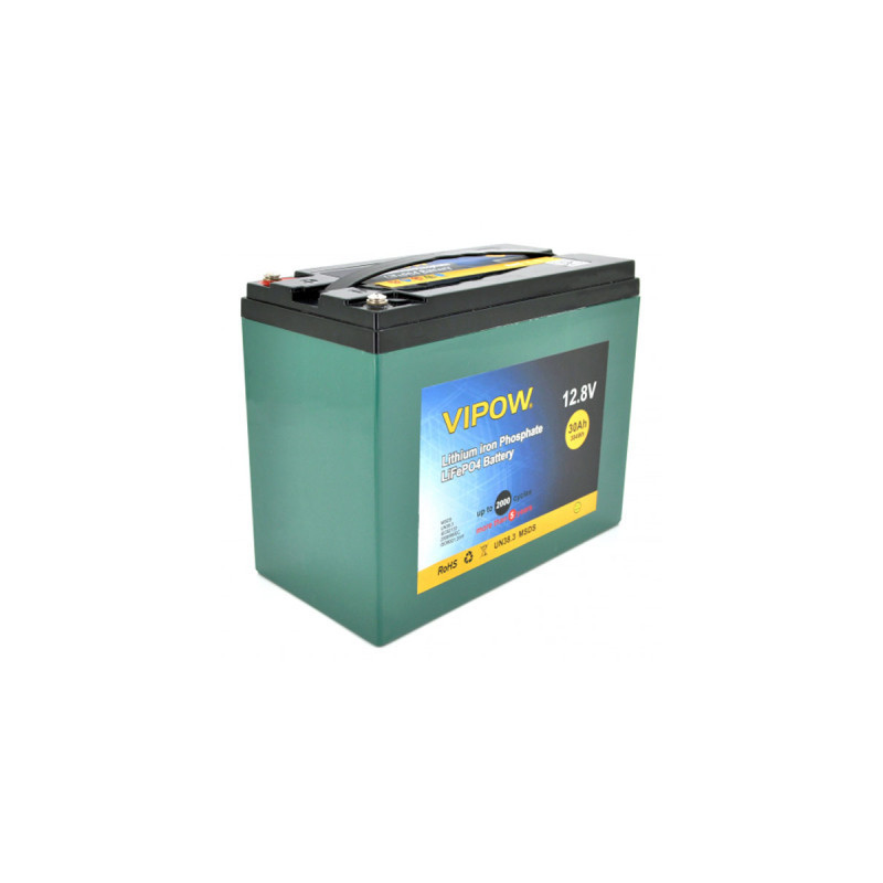 Батарея LiFePo4 Vipow LiFePO4 12.8V-30A (LiFePO4128-30/25)