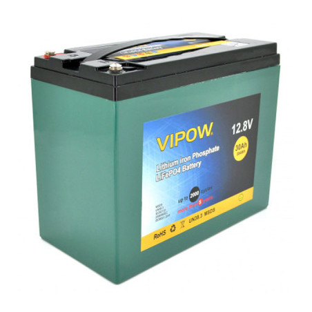 Батарея LiFePo4 Vipow LiFePO4 12.8V-30A (LiFePO4128-30/25)