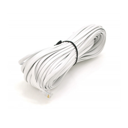 Патч-корд телефонний 30м RJ11 (6P4C) Voltronic (PC-30,0W)