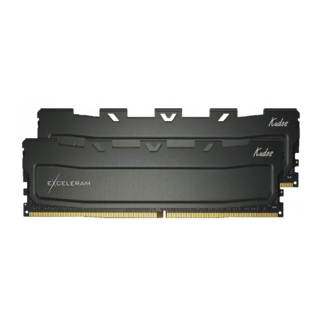 Модуль пам'яті для комп'ютера DDR4 64GB (2x32GB) 3200 MHz Black Kudos eXceleram (EKBLACK4643222CD)