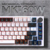 Клавіатура GamePro MK160W Hot-Swap Red Swich RGB USB UA White (MK160W)