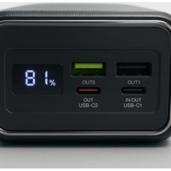 Батарея універсальна GEAR 40000mAh, PD/22.5W, black (SPO4)