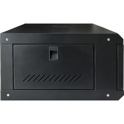 Шафа настінна GEAR 4U 19" 600x450x280 мм, + полка 19", black (GWMSN-4U-600-450)