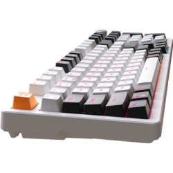 Клавіатура GamePro MK170W Hot-Swap Red Swich RGB USB UA White (MK170W)