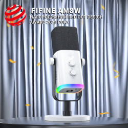Мікрофон Fifine AM8W USB/XLR White (AM8W)