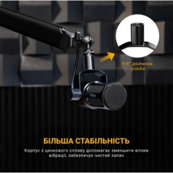 Мікрофон Fifine Tank1 XLR Black (Tank1)