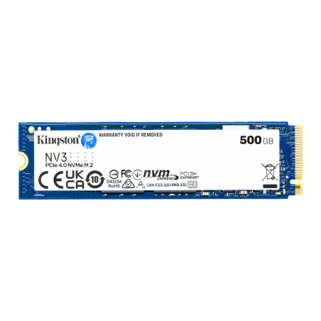 Накопичувач SSD M.2 2280 500GB Kingston (SNV3S/500G)