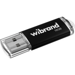USB флеш накопичувач Wibrand 16GB Cougar Black USB 2.0 (без упаковки ОЕМ) (NL2.0/16P1B)