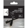 Дата кабель USB-C to USB-C 0,2m angle Cablexpert (CC-USB2-CMCML-0.2M)