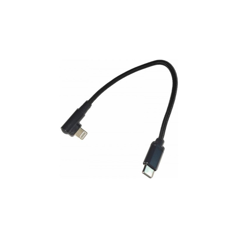 Дата кабель USB-C to Lightning 0,2m angle Cablexpert (CC-USB2-CMLML-0.2M)