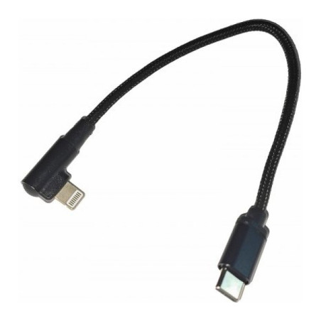Дата кабель USB-C to Lightning 0,2m angle Cablexpert (CC-USB2-CMLML-0.2M)