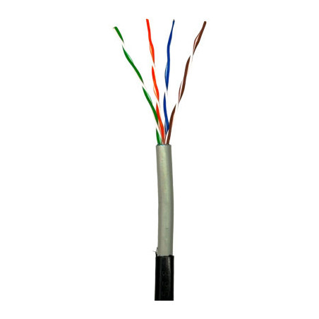 Кабель мережевий GEAR UTP 305м, cat.5e, CU, 4*2*0,51, PVC+PE, outdoor (GEC-UTPCUOUT051305)
