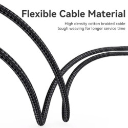 Кабель мультимедійний USB-C to HDMI M 1.5m 4K60Hz Thunderbolt 3 HDCP2.2 black Vention (CRBBG)