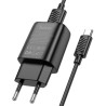 Зарядний пристрій HOCO C134A USB + cable USB to USB-C 2.4A black (6942007621359)