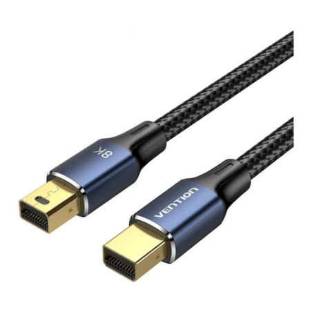 Кабель мультимедійний miniDisplayPort M to Mini DisplayPort M 2.0m V1.4 8K60Hz blue Vention (HCGLH)