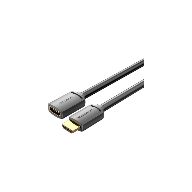 Кабель мультимедійний HDMI M to HDMI F 2.0m V2.0 4K60Hz Vention (AHCBH)