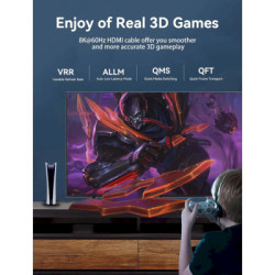 Кабель мультимедійний HDMI M to HDMI M 1.5m V2.1 8K60Hz Vention (AANBG)