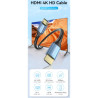 Кабель мультимедійний HDMI M to HDMI M 2.0m V2.0 4K60Hz blue Vention (ALHSH)