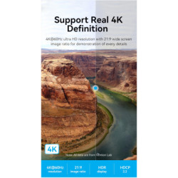 Кабель мультимедійний HDMI M to HDMI M 2.0m V2.0 4K60Hz blue Vention (ALHSH)