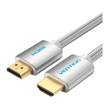 Кабель мультимедійний HDMI M to HDMI M 2.0m V2.0 4K60Hz silver Vention (AABIH)