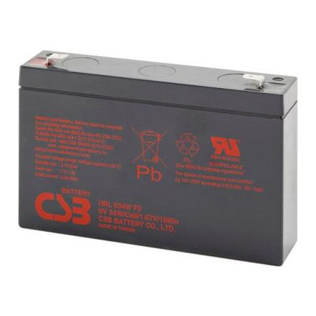 Батарея до ДБЖ CSB HRL634WF2 6V 9Ah (HRL634WF2)