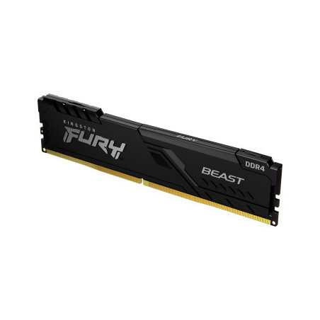 Модуль пам'яті для комп'ютера DDR4 16GB 3600 MHz Fury Beast Black Kingston Fury (ex.HyperX) (KF436C18BB/16)