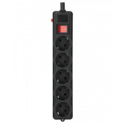 Мережевий фільтр живлення Gembird SPG5-G-15B-PRO