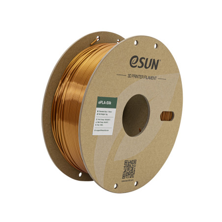 Пластик для 3D-принтера eSUN ePLA-Silk metal color, 1,75мм, 1кг, copper (ePLA-Silk-P175CO1)