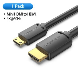 Кабель мультимедійний HDMI M to HDMI mini M 1.5m V2.0 4K60Hz Vention (AGHBG)