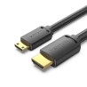 Кабель мультимедійний HDMI M to HDMI mini M 3.0m V2.0 4K60Hz Vention (AGHBI)