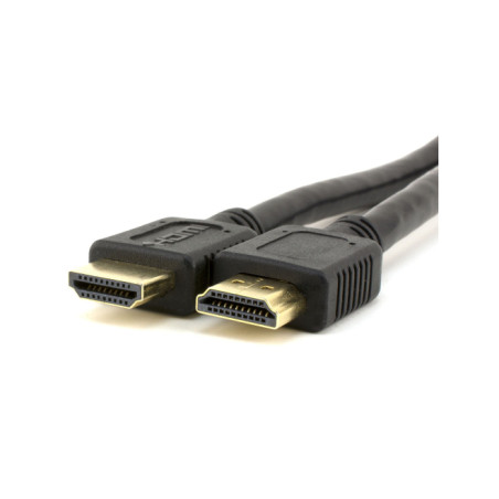 Кабель мультимедійний HDMI M to HDMI M 0.3m V1.4 black Merlion (YT-HDMI(M)/(M)HS-0.3m)