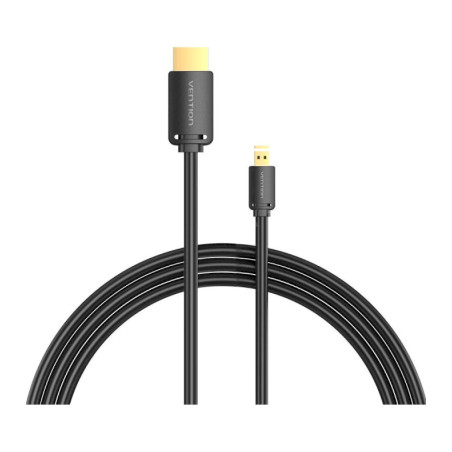 Кабель мультимедійний HDMI to Micro HDMI 1.5m V2.0 4K 60Hz 18Gbps HDR Dolby Vention (AGIBG)