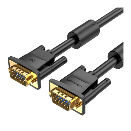 Кабель мультимедійний VGA M to VGA M 1.5m ferrite Vention (DAEBG)