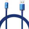 Дата кабель USB 2.0 AM to Lightning 1.2m 2.4A blue Baseus (CAJY000003)