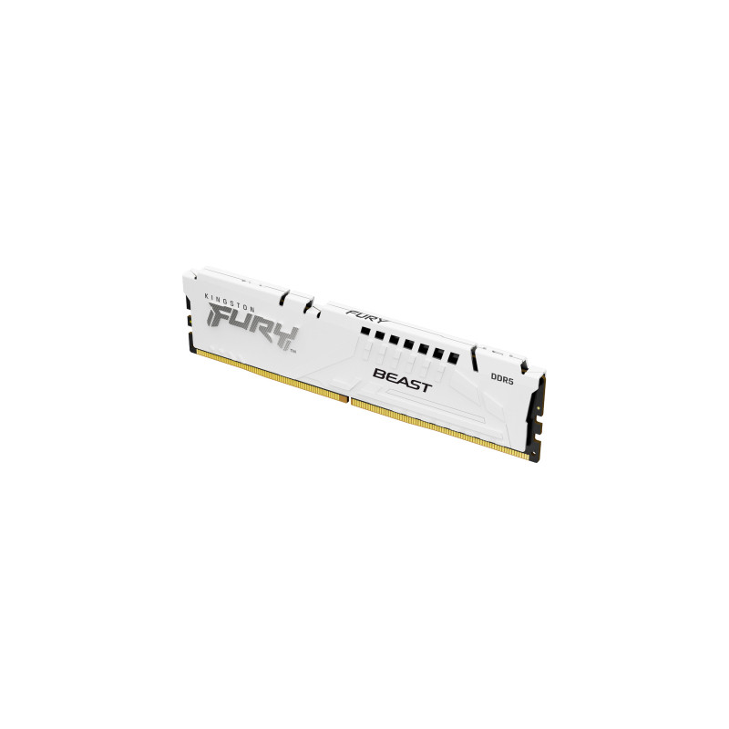 Модуль пам'яті для комп'ютера DDR5 16GB 6000 MHz Beast White EXPO Kingston Fury (ex.HyperX) (KF560C36BWE2-16)