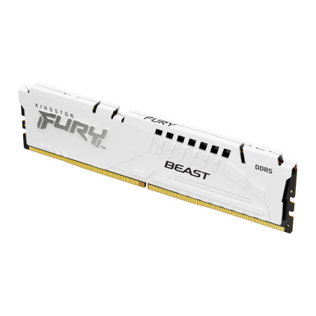 Модуль пам'яті для комп'ютера DDR5 16GB 6000 MHz Beast White EXPO Kingston Fury (ex.HyperX) (KF560C36BWE2-16)
