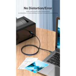 Кабель для принтера USB-C 2.0 to BM 2.0m 2.4А 480Mbps Vention (CQUBH)