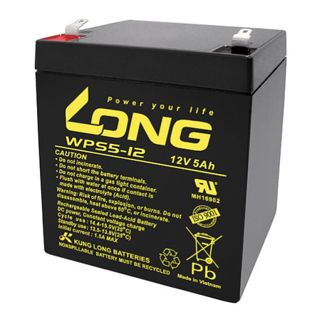 Батарея до ДБЖ Long 12В 5Ач (WPS5-12) (WPS5-12)