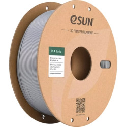 Пластик для 3D-принтера eSUN PLA BASIC 1,75mm SILVER 1kg (PLA-BASIC175S1P1)