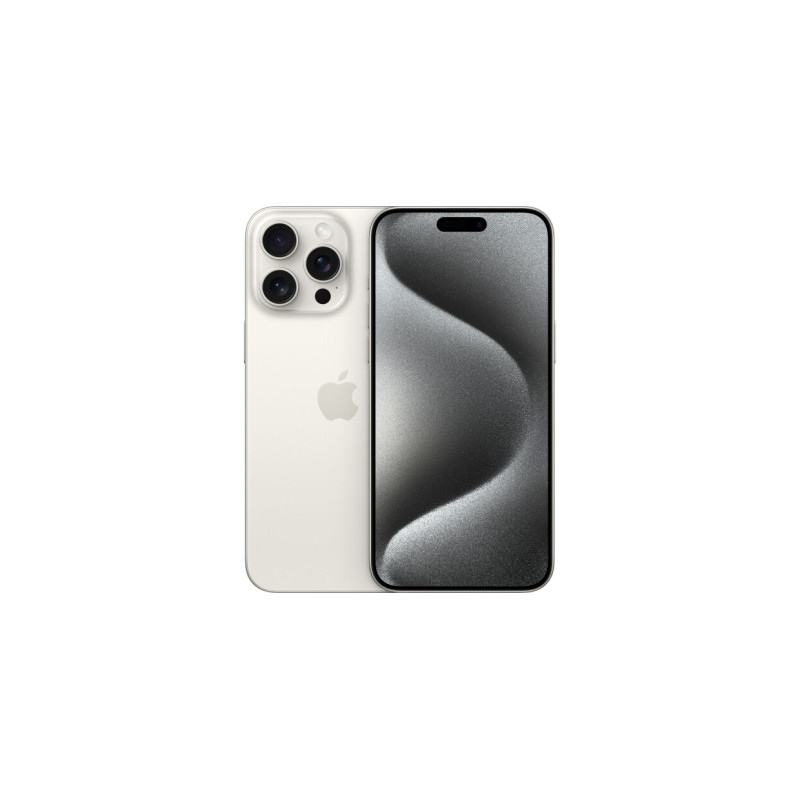 Мобільний телефон Apple iPhone 15 Pro Max 512Gb White Titanium (REF A) BREEZY (2AMU7D3)