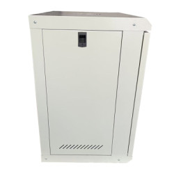 Шафа настінна GEAR 12U 19" 530x400x600 мм, + полка 19", grey (GWMSN-12U-530-400G)