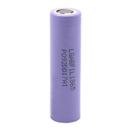 Акумулятор 18650 3350mAh, 4.875A, 4.2/3.7/2.5V, Purple LG (INR18650 F1L)