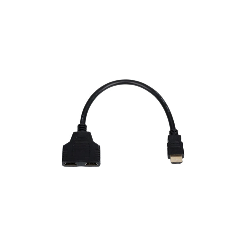 Перехідник HDMI M to 2 HDMI F 10 cm Atcom (10901)