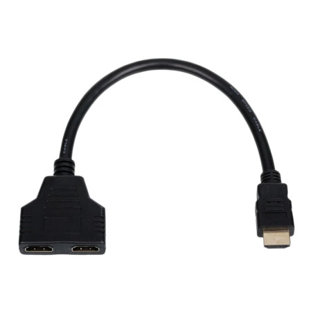 Перехідник HDMI M to 2 HDMI F 10 cm Atcom (10901)