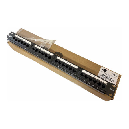 Патч-панель Atcom 19" 24 порта UTP cat.6 (P6024)