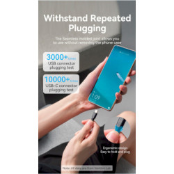 Дата кабель USB 2.0 AM to USB-C 1.5m 3.0A 18W PVC black Vention (CTHBG)