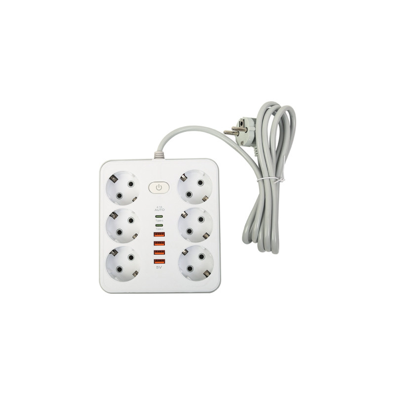 Мережевий фільтр живлення XoKo XK-SP-6-4-2-WH