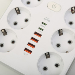 Мережевий фільтр живлення XoKo XK-SP-6-4-2-WH