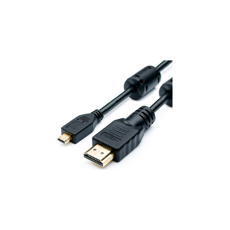 Кабель мультимедійний HDMI M to HDMI micro M 1.0m Atcom (22401)