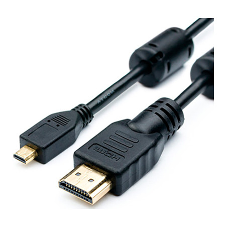 Кабель мультимедійний HDMI M to HDMI micro M 2.0m Atcom (22402)
